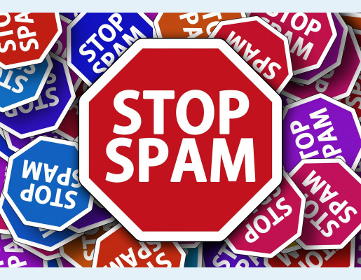 señal de stop spam