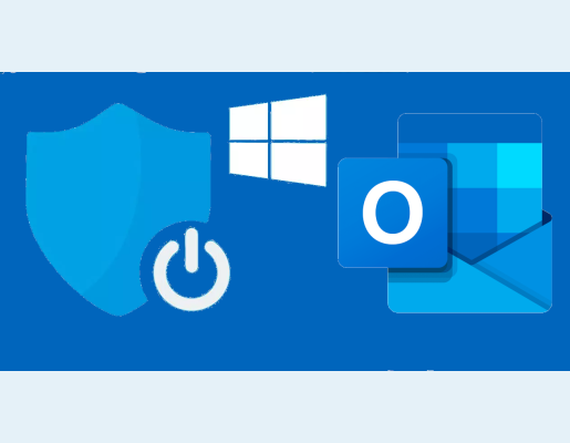 Logotipos de SmartScreen, Windows y Outlook