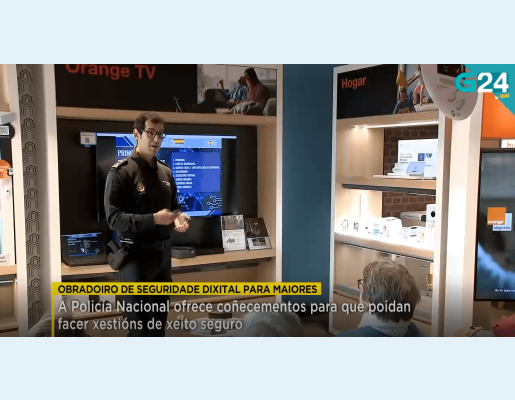 Alberto Arias no Obradoiro de Seguridad Digital para maiores