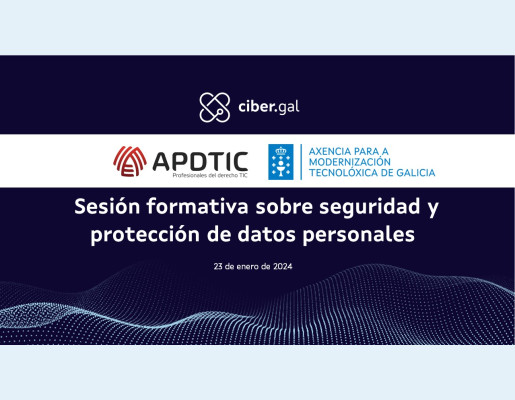 Sesión formativa sobre seguridad y protección de datos personales