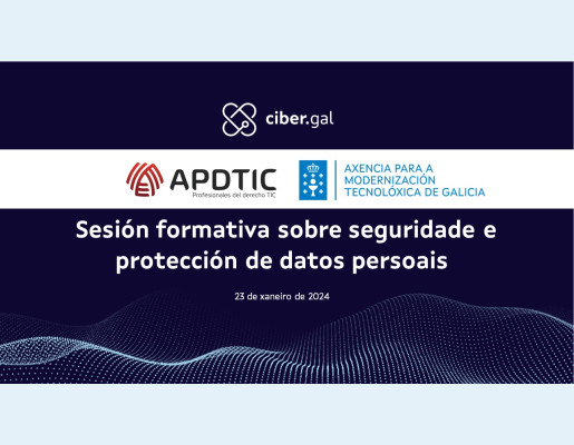 Sesión formativa sobre seguridade e protección de datos persoais