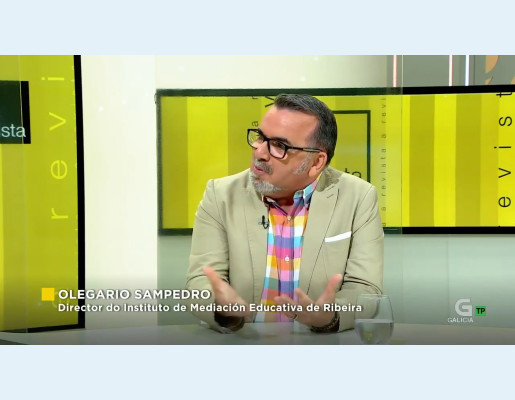 Olegario Sampedro, Director do Instituto de Mediación Educativa de Ribeira