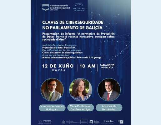 claves de ciberseguridade no parlamento de Galicia