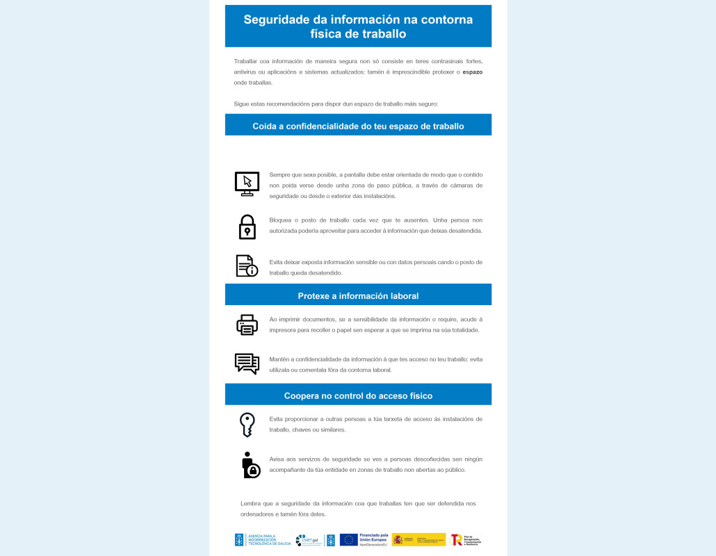 seguridade da información - infografía