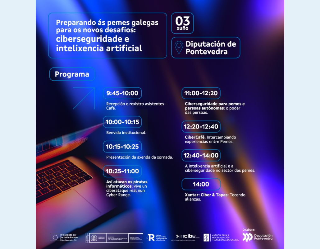 Preparando ás pemes galegas para os novos desafíos: ciberseguridade e intelixencia artificial