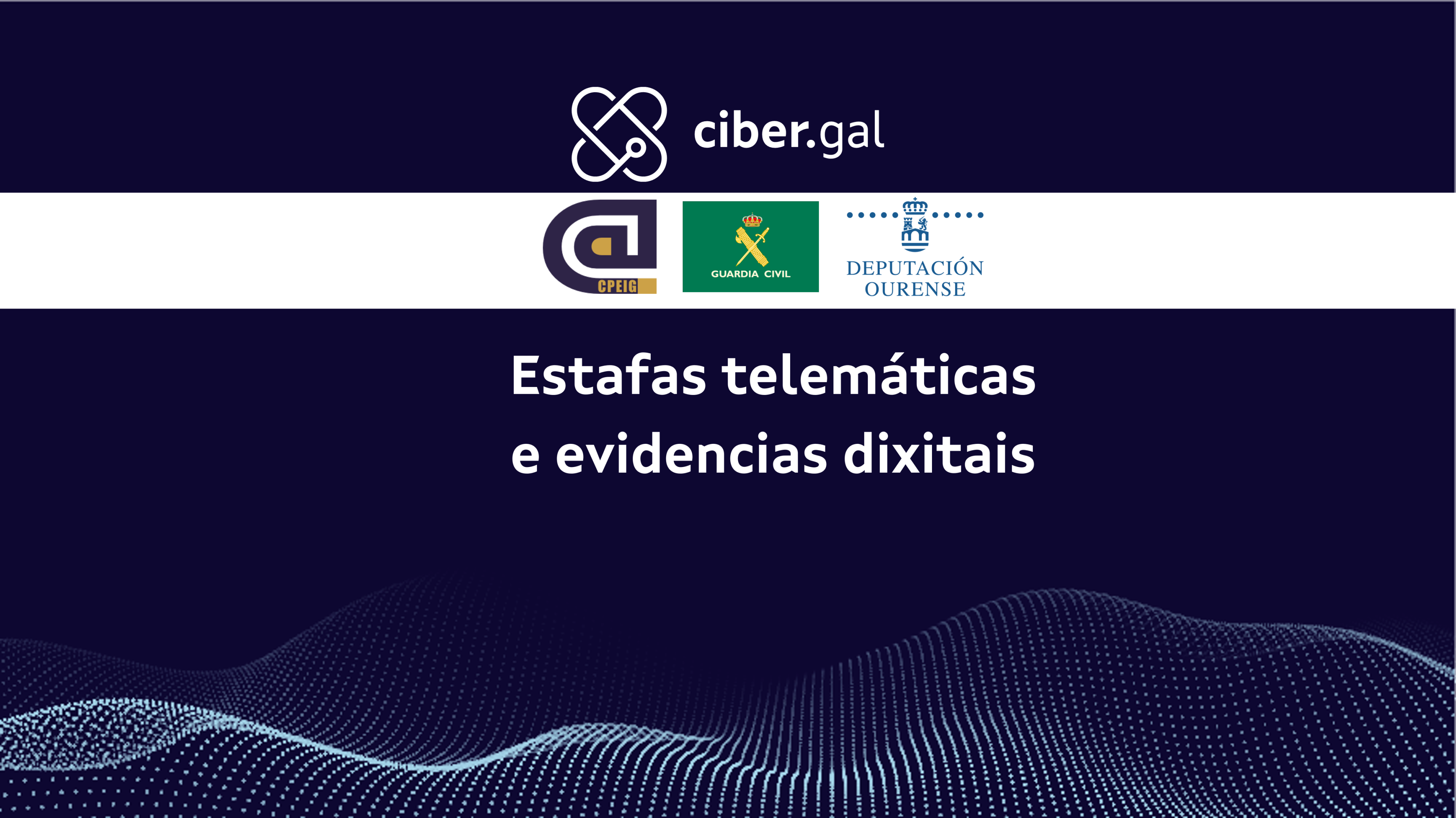 Estafas telemáticas e evidencias dixitais