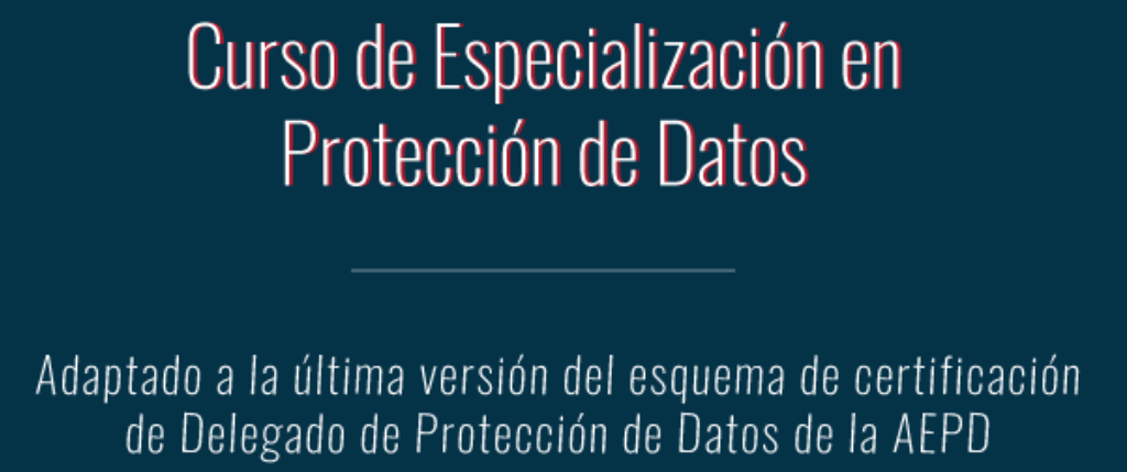 Curso de Especialización en Protección de Datos