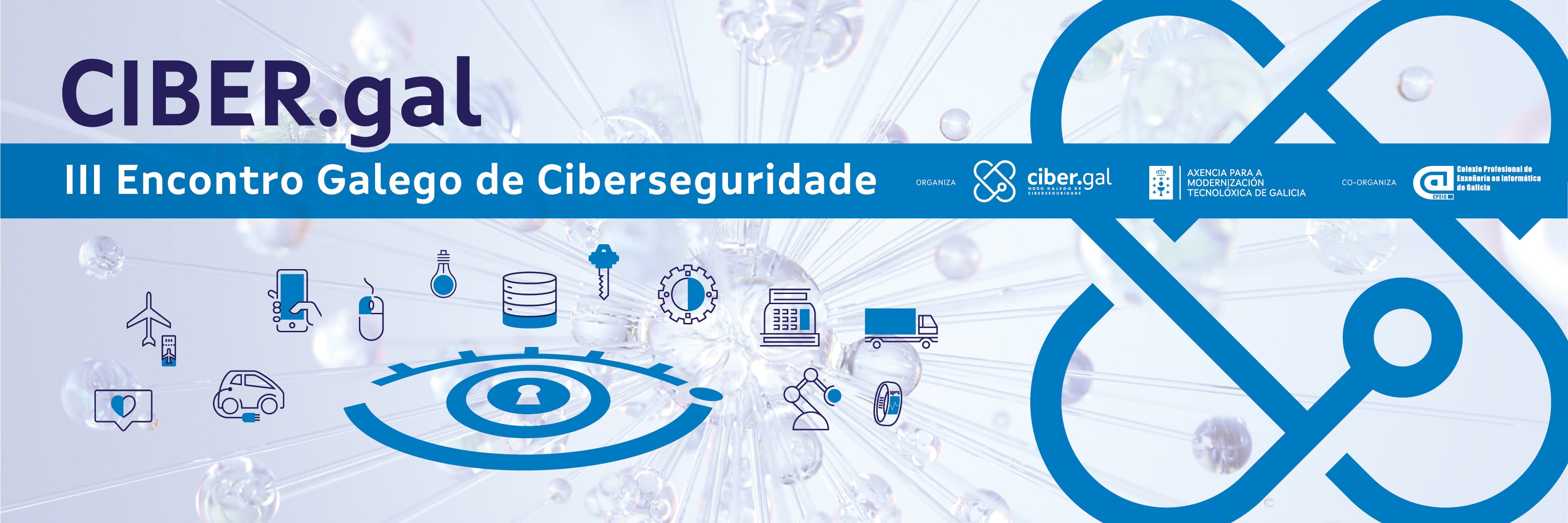 Banner III Encontro Galego de Ciberseguridade 2023