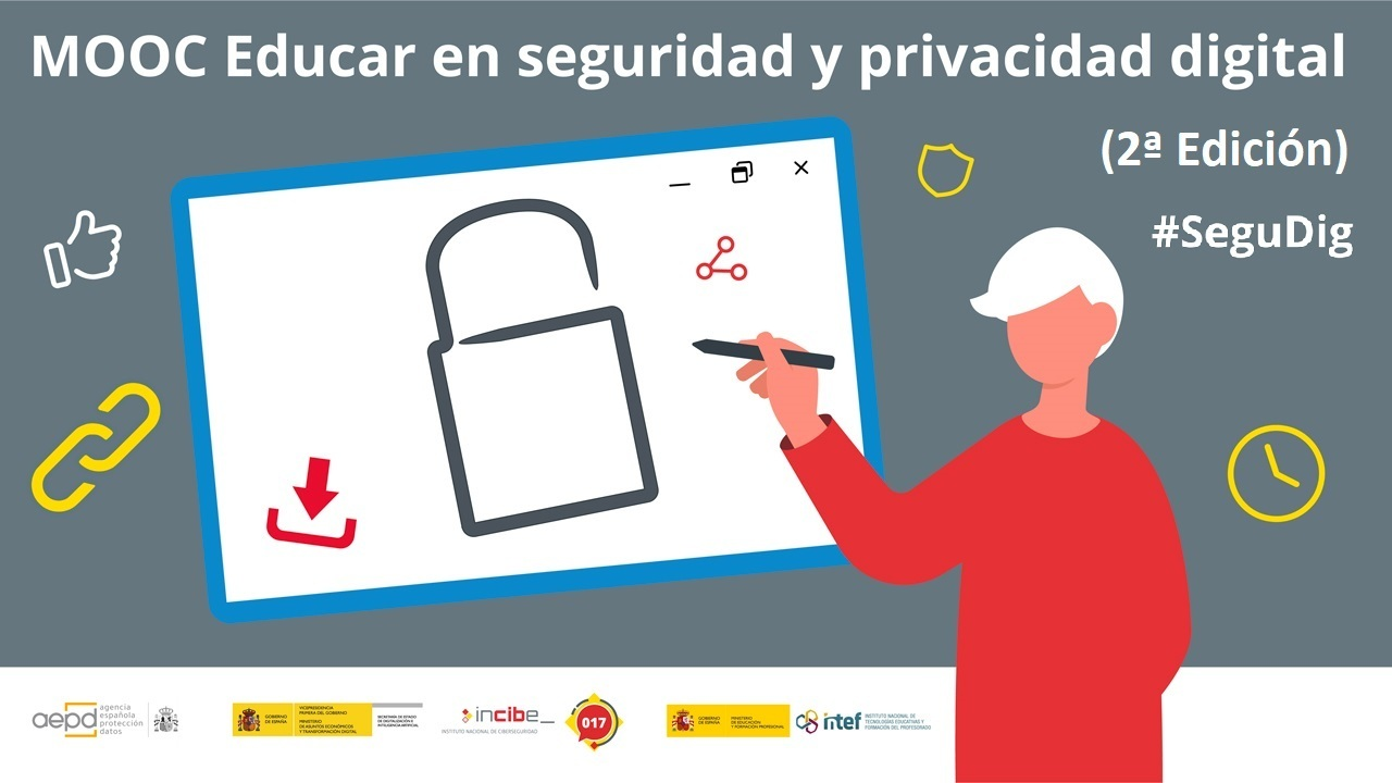 2ª edición do MOOC para educadores “Educar en seguridade e privacidade dixital”