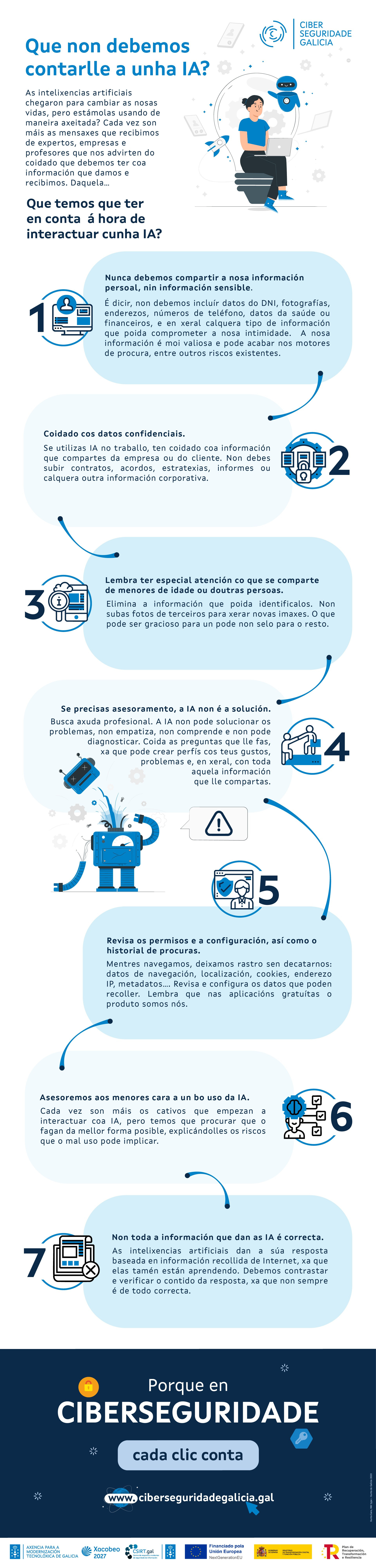 que non contar a unha ia