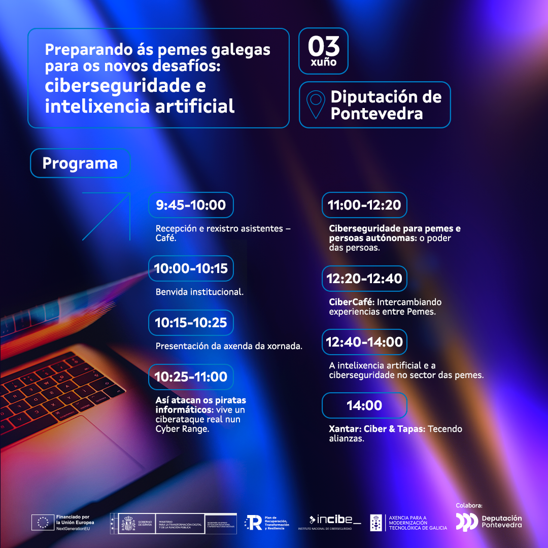 Preparando ás pemes galegas para os novos desafíos: ciberseguridade e intelixencia artificial