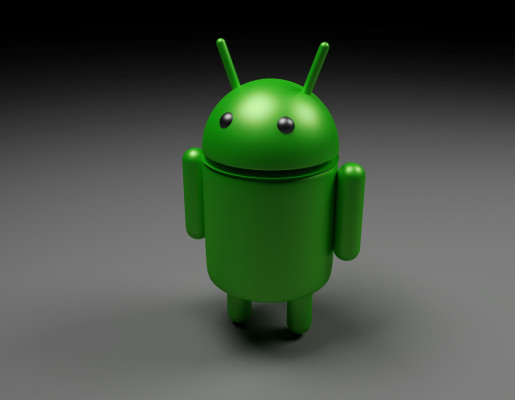 Logo en 3D de Android