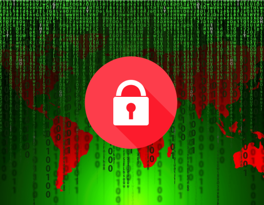 Mapamundi con un candado