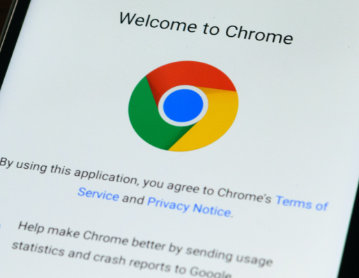 Pantalla de Google Chrome