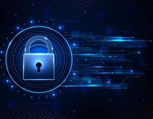 Ilustración digital de un candado