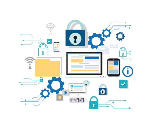 Varios iconos de informática