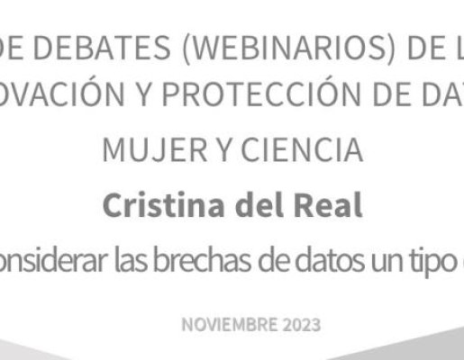 Conferencia no marco do Ciclo “Muller e Ciencia” da AEPD: ‘Podemos considerar as brechas de datos un tipo de cibercrise?