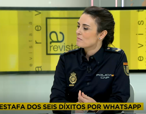 Entrevista na TVG a Inés Amor