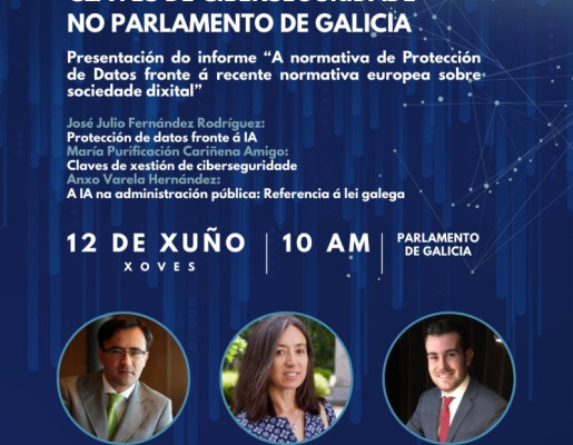 claves de ciberseguridade no parlamento de Galicia