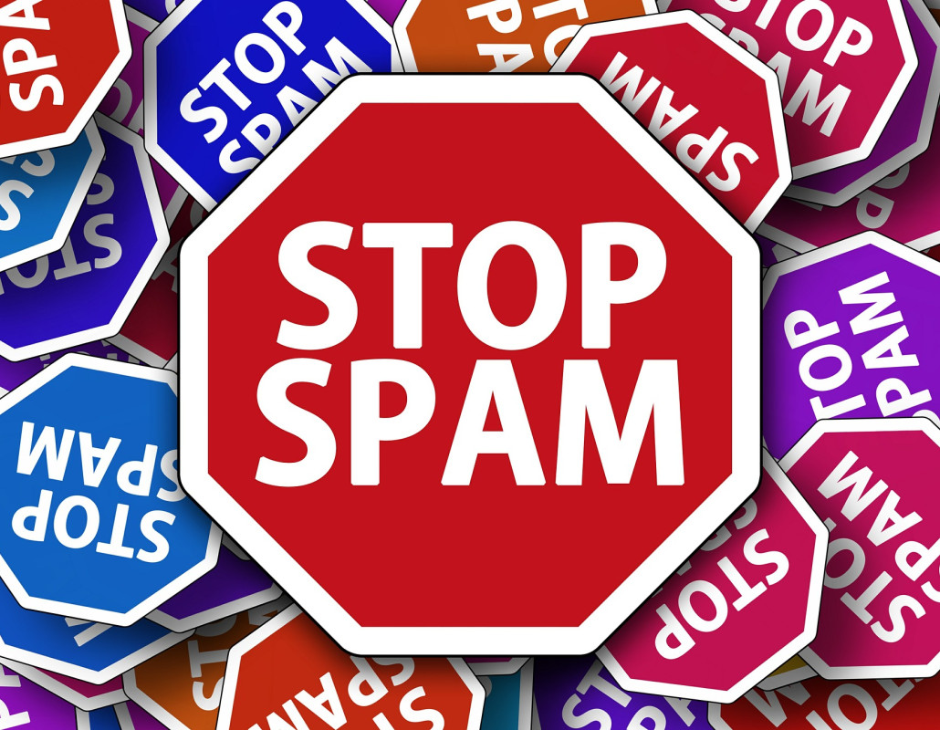señal de stop spam
