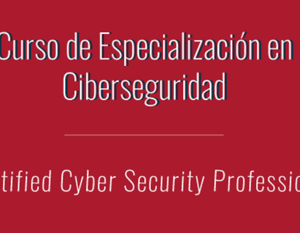 Curso Especialización en Ciberseguridade