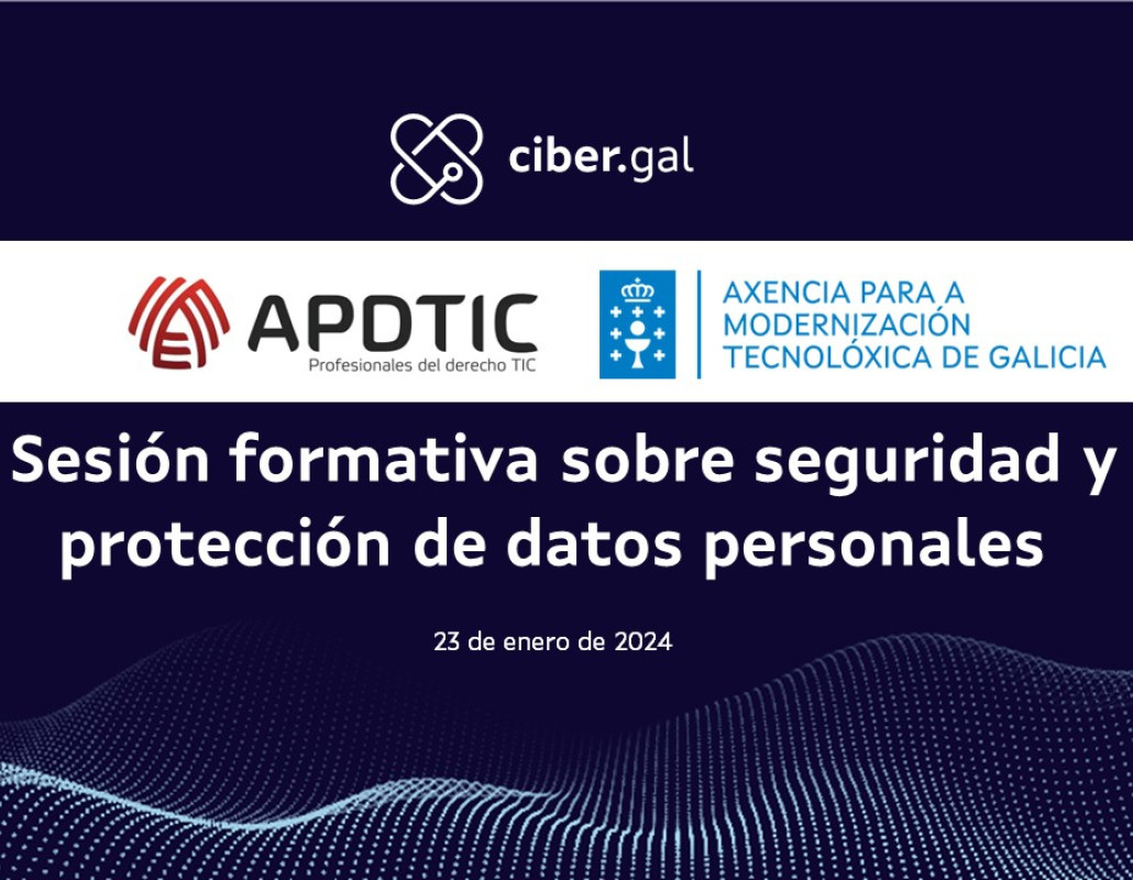 Sesión formativa sobre seguridad y protección de datos personales