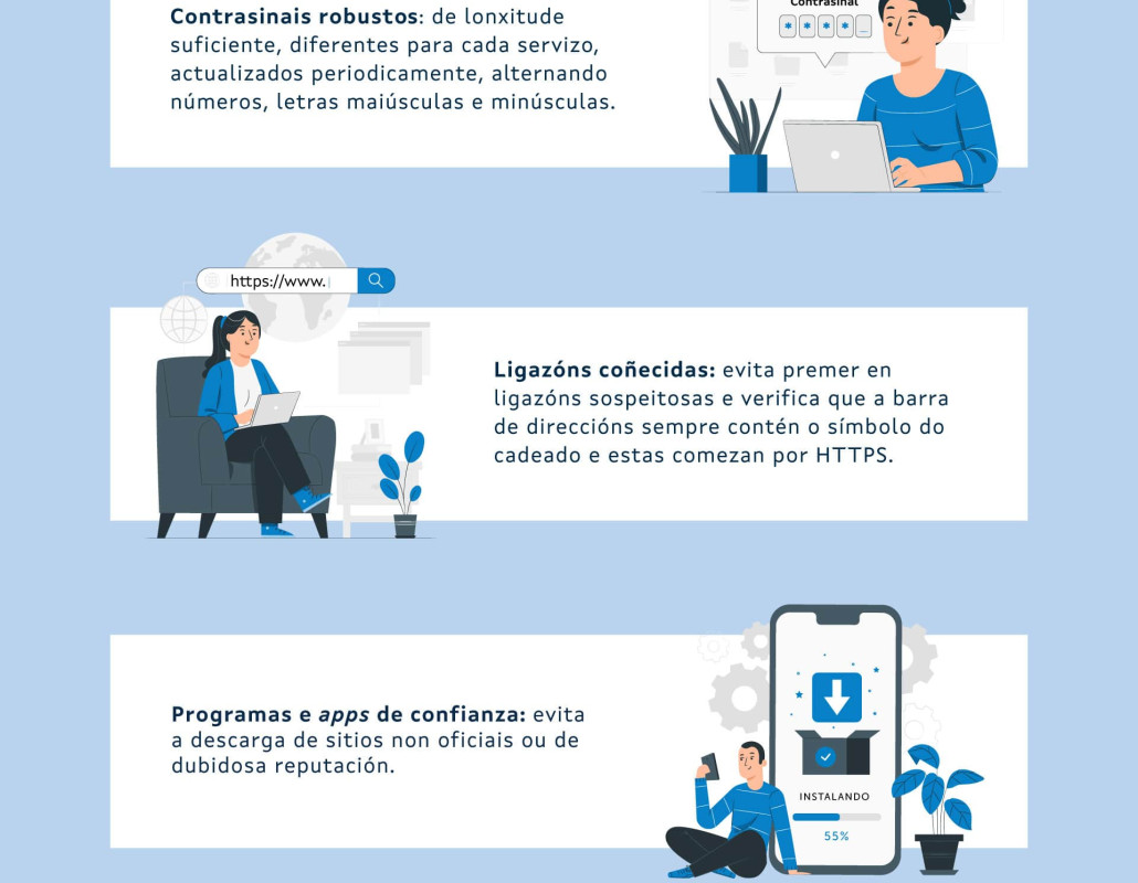 Infografía 8: Navegación Segura