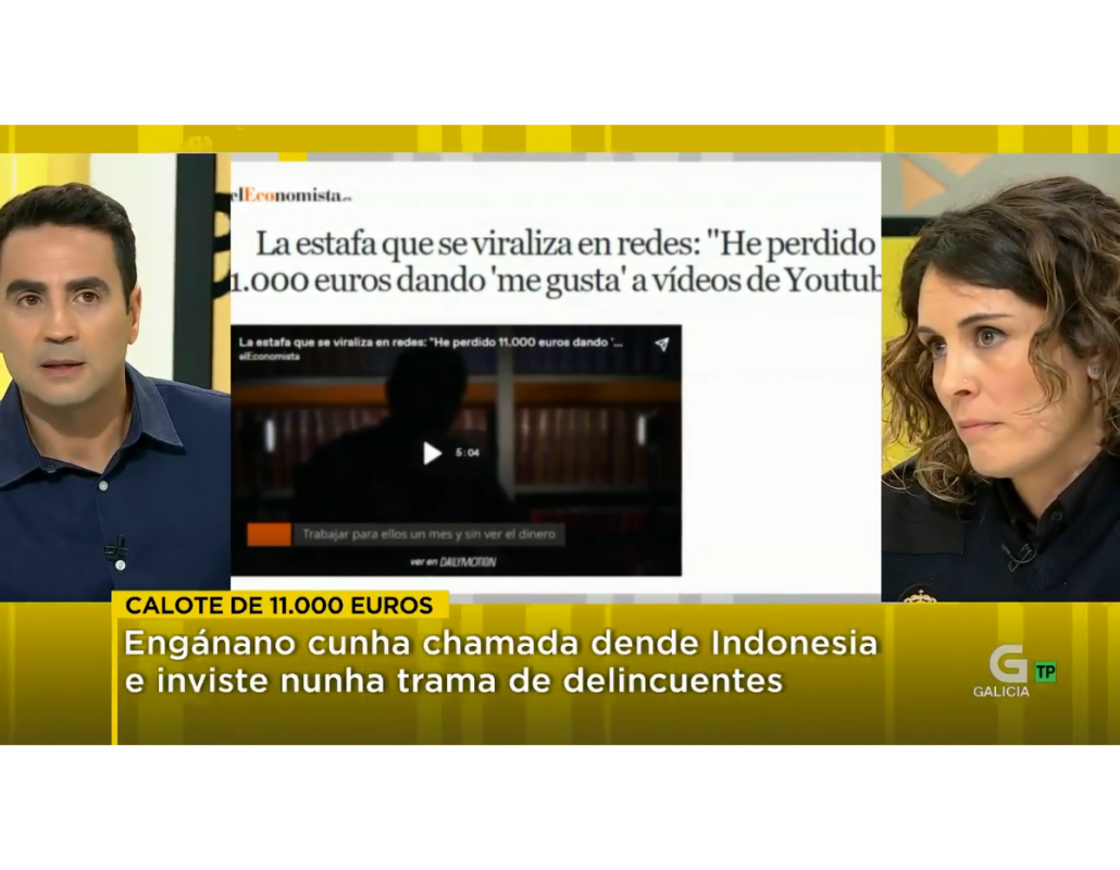 Entrevista a Inés Amor sobre o calote dos "likes"