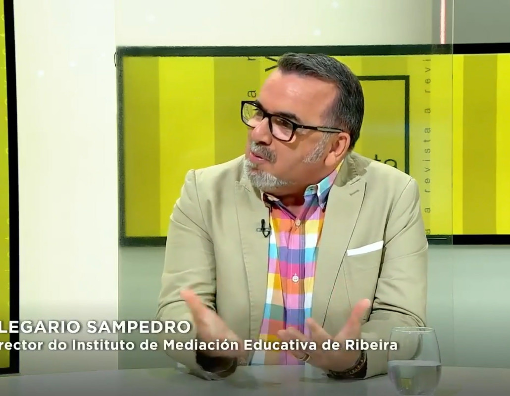 Olegario Sampedro, Director do Instituto de Mediación Educativa de Ribeira