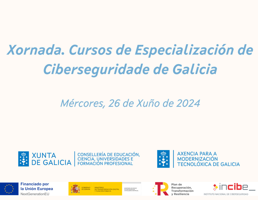 Xornada cursos de especializacion en ciberseguridade de Galicia