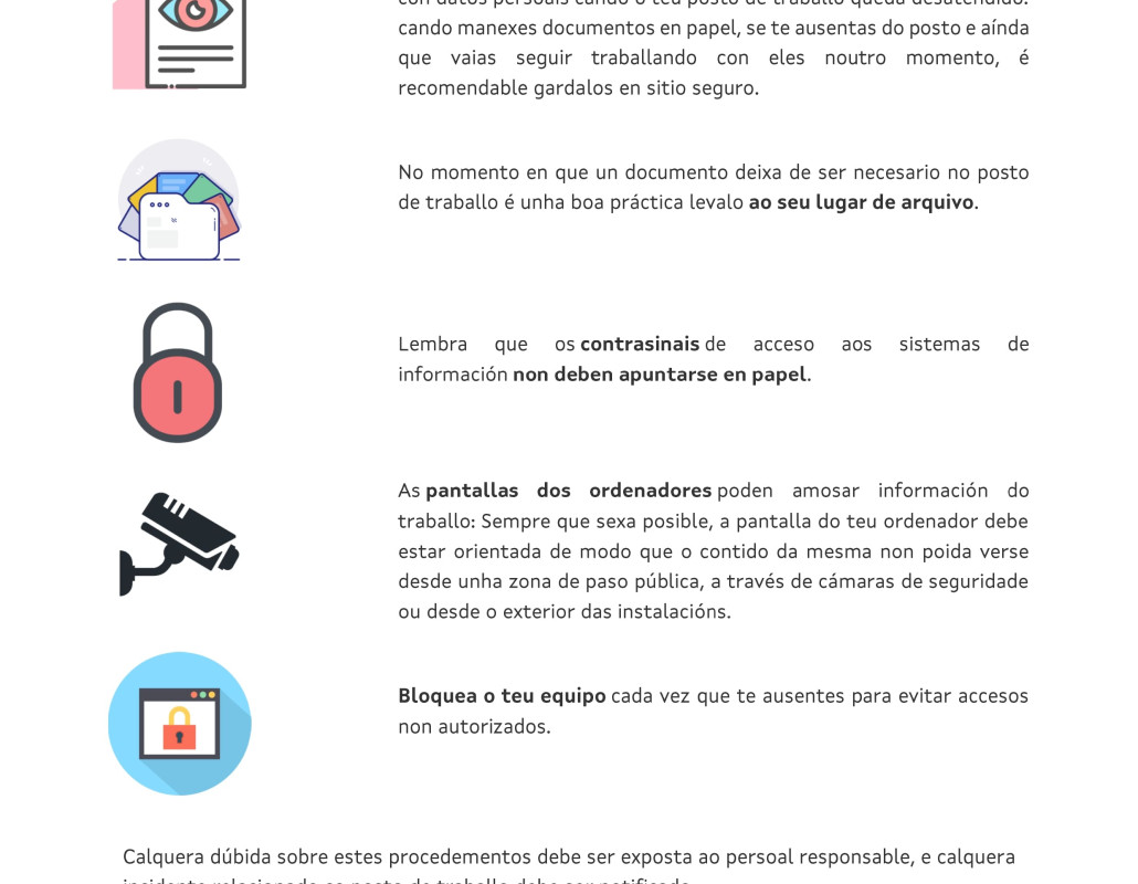 Seguridade no posto de traballo