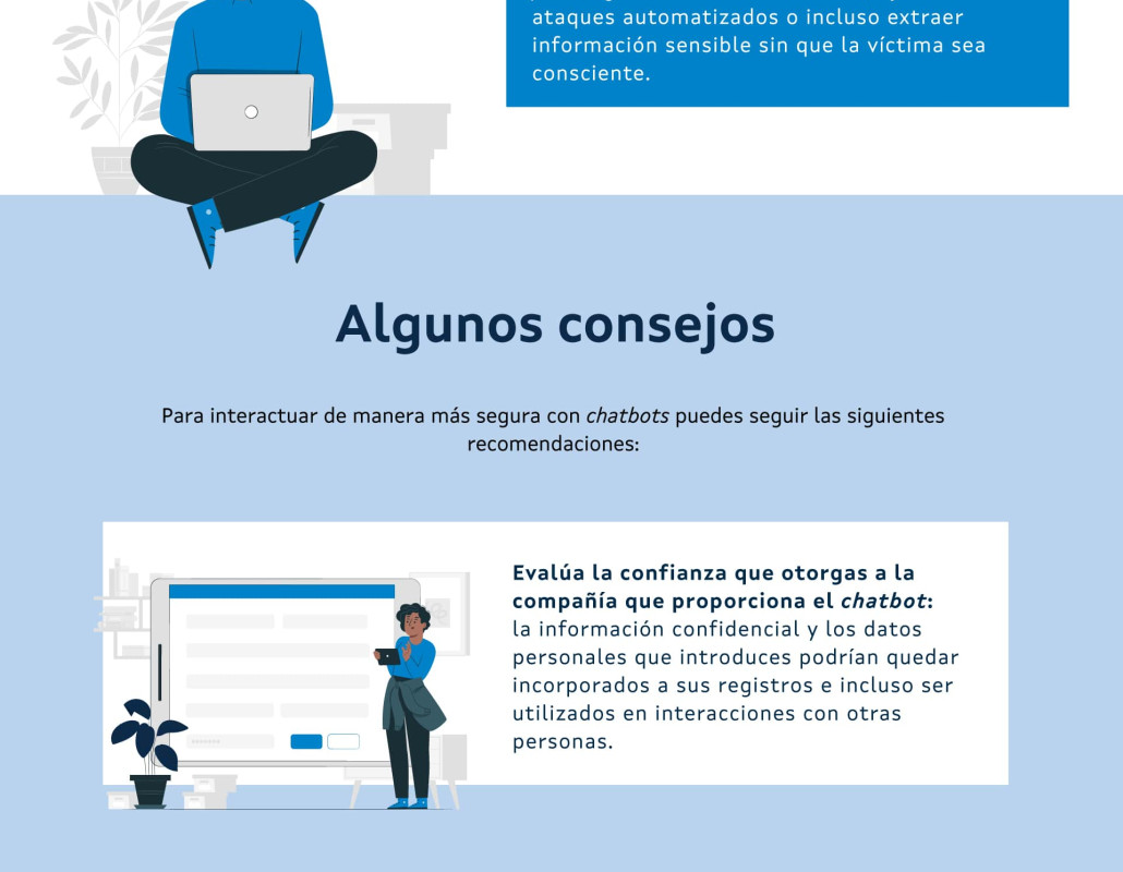 Infografía "Chatbots, ¿Amigos digitales leales?"