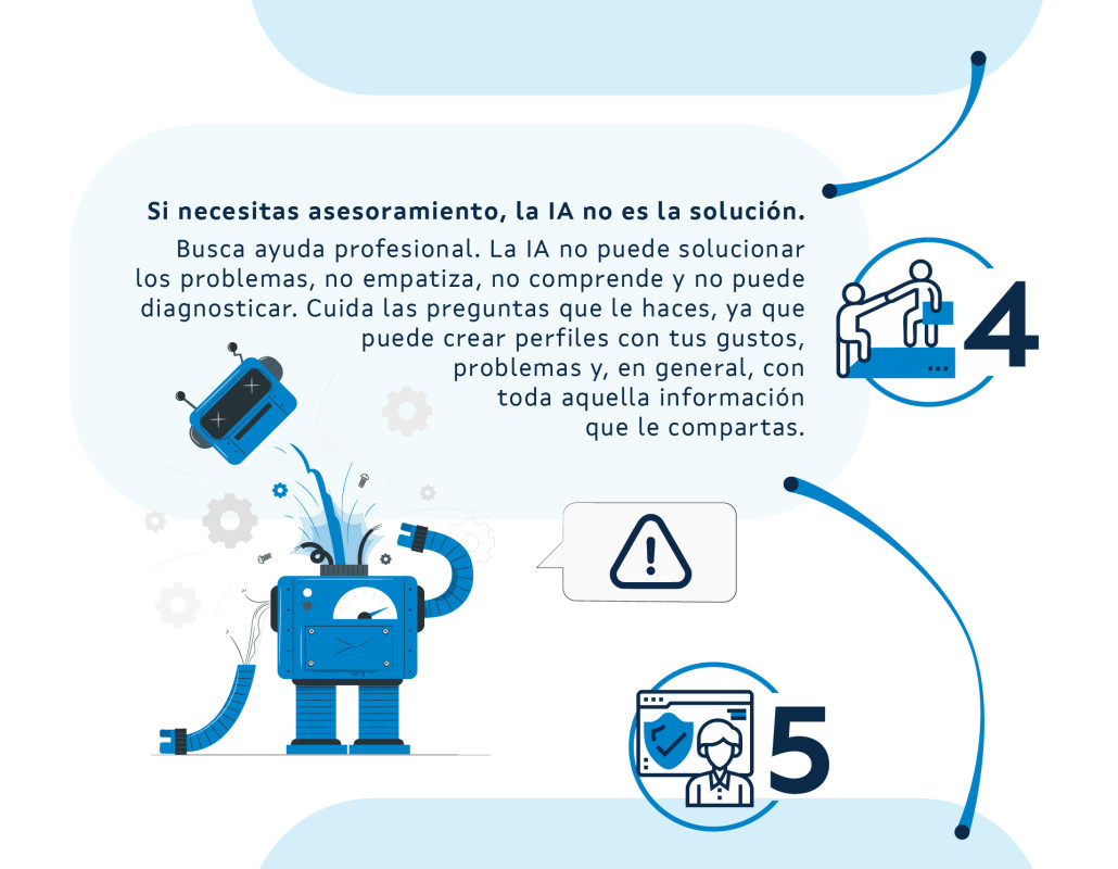 que no contar a una ia